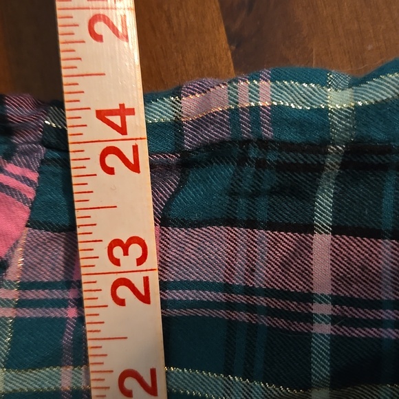 Victoria's Secret Green and Pink Plaid Pajama Set - Picture 11 of 11